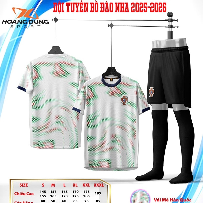 Áo tuyển BDN Bồ Đào Nha Euro 2025 [HD Thun Mè Hàn Quốc]