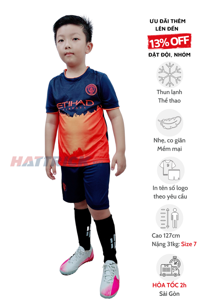 Quần áo bóng đá Trẻ Em Man City 2023/24