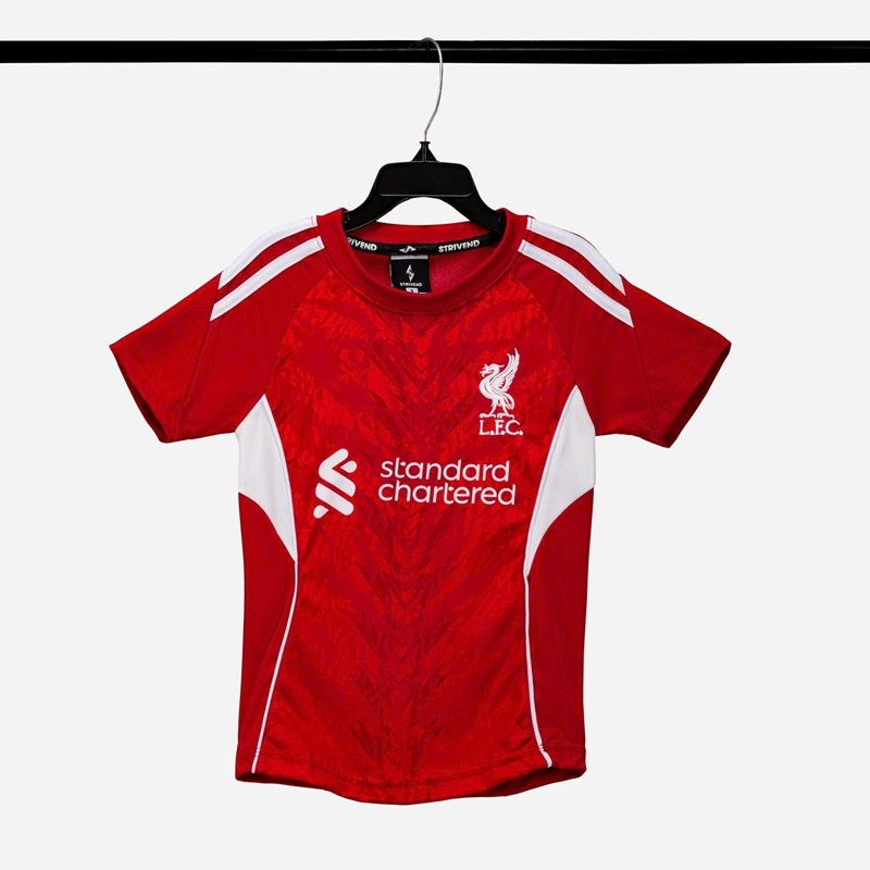 Quần áo bóng đá trẻ em Strivend Liverpool 2025