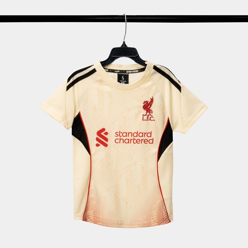 Quần áo bóng đá trẻ em Liverpool 2025/26 [Strivend]