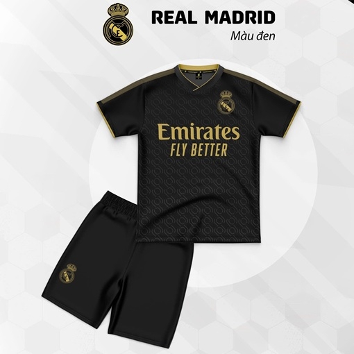 Quần áo bóng đá trẻ em Real Madrid 2025/26 (Sao Việt)