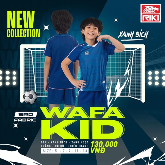 Quần áo bóng đá trẻ em Riki Wafa