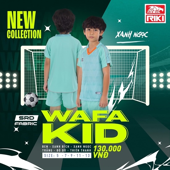 Quần áo bóng đá trẻ em Riki Wafa