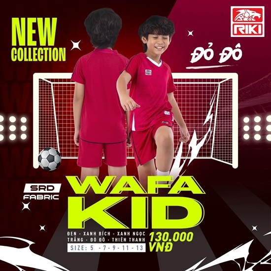 Quần áo bóng đá trẻ em Riki Wafa