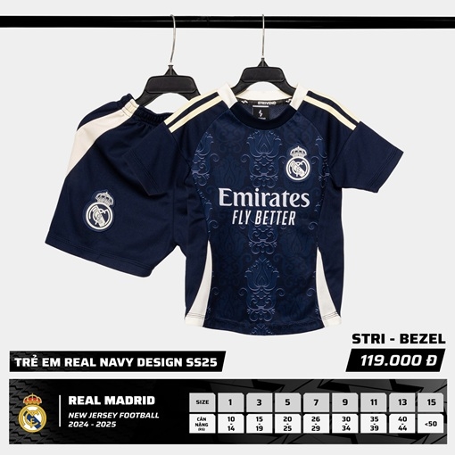 Quần áo trẻ em Strivend Real Madrid 2024/25