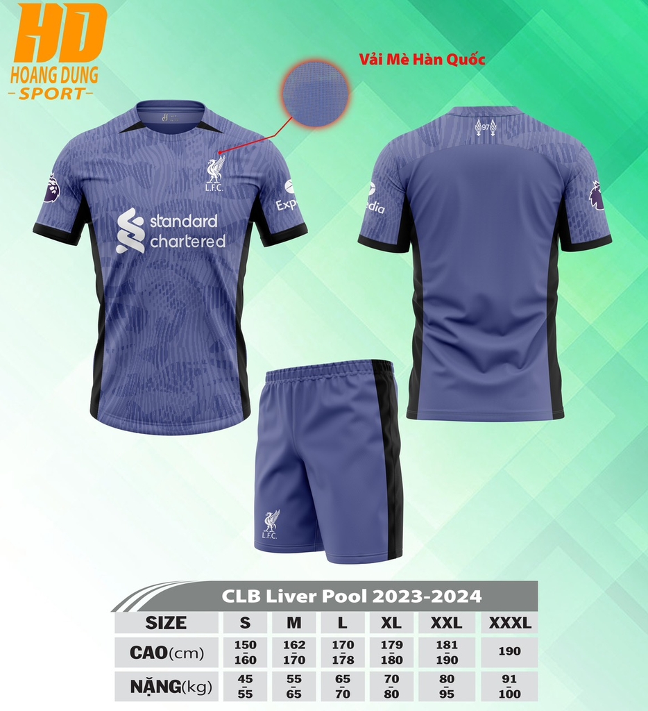 Áo Liverpool 2023/24 [Thun Mè Hàn Quốc]
