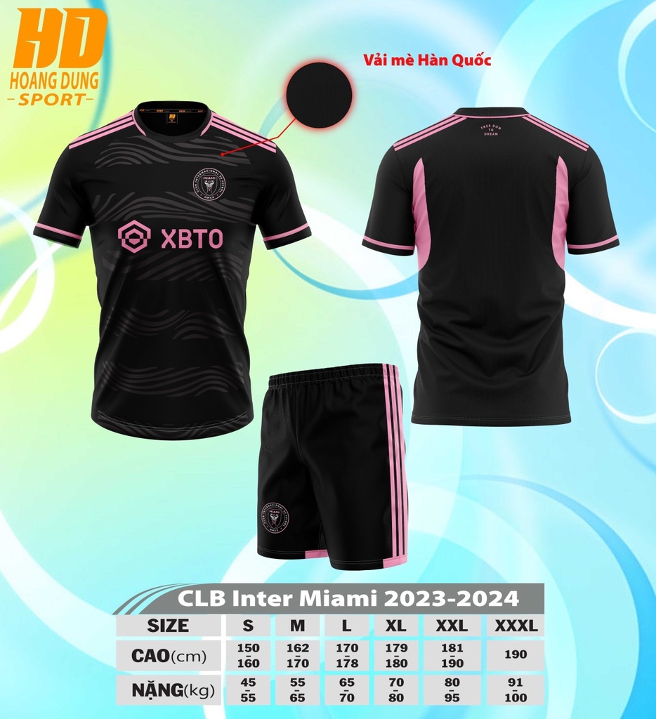 Áo Inter Miami 2023  - 2024 [Thun Mè Hàn Quốc]