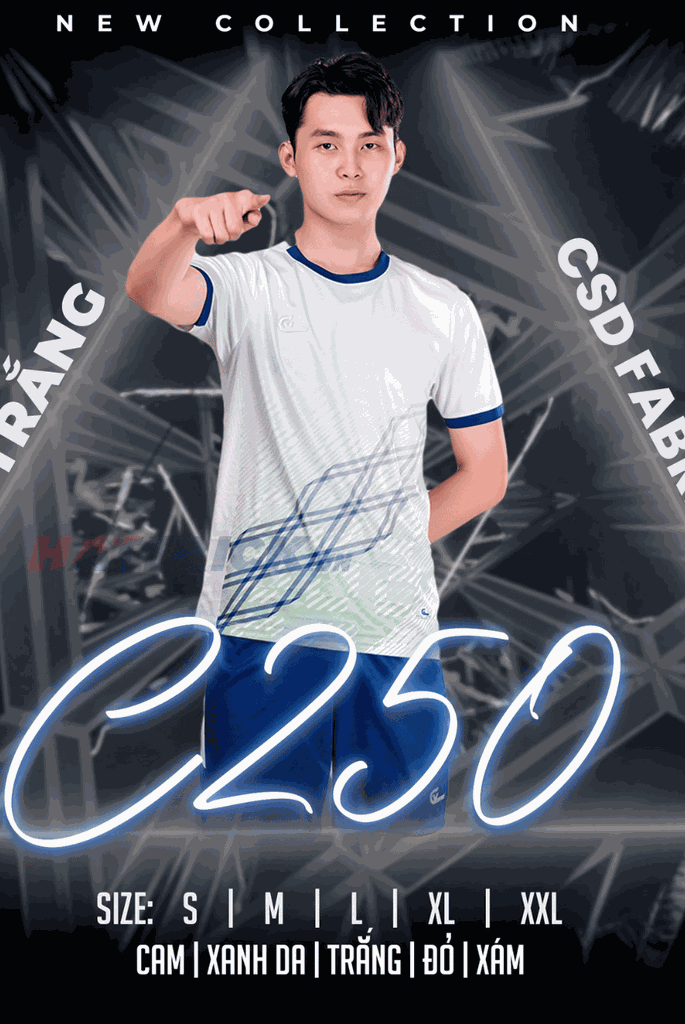 Áo bóng đá không logo Riki CV C250