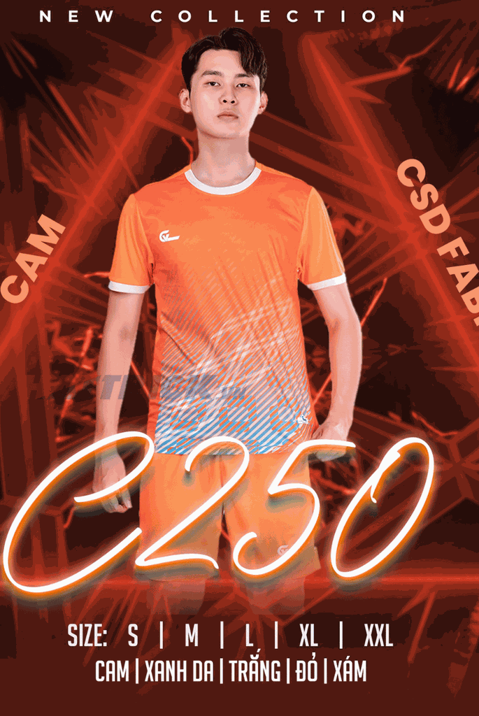 Áo bóng đá không logo Riki CV C250