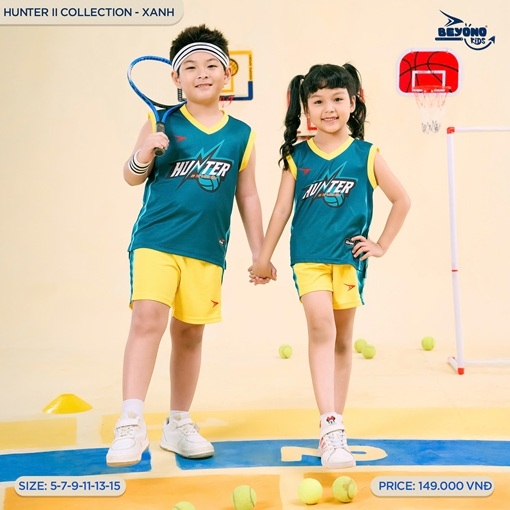 Quần áo bóng rổ trẻ em SN03 Beyono Hunter 2