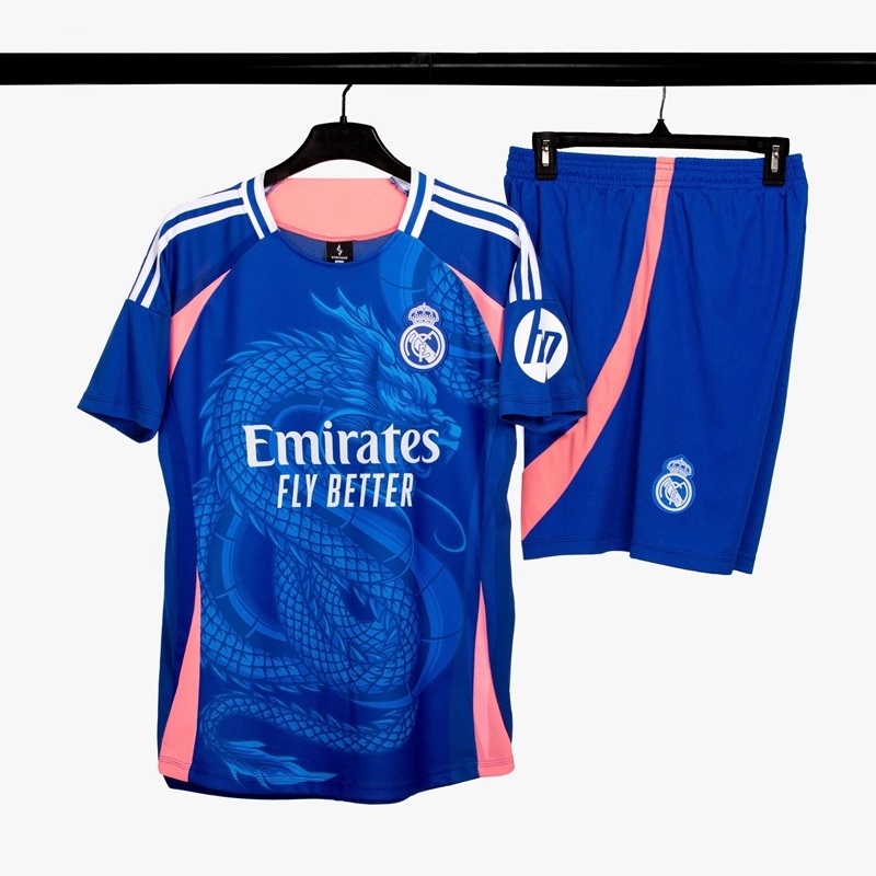 Quần áo bóng đá Strivend Real Madrid 2024/25 [thun mè Poly]