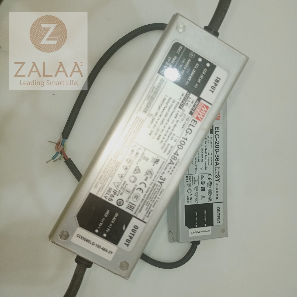 Driver Led, nguồn led Meanwell 100w 48A Power Supply ELG-100-48A Zalaa