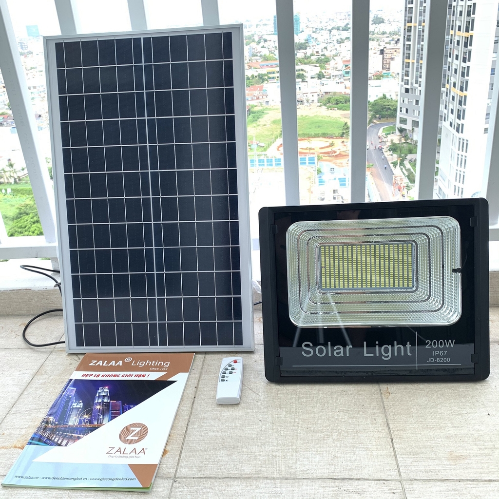Đèn pha năng lượng mặt trời 200W ZFR200S ZALAA loại tốt