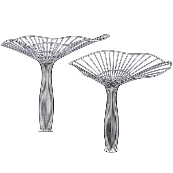 Cột Đèn ZALAA Kiểu Tán Cây Xanh Khổng Lồ RGB đổi màu chiếu sáng khu trung tâm, công viên - LED Motif Light