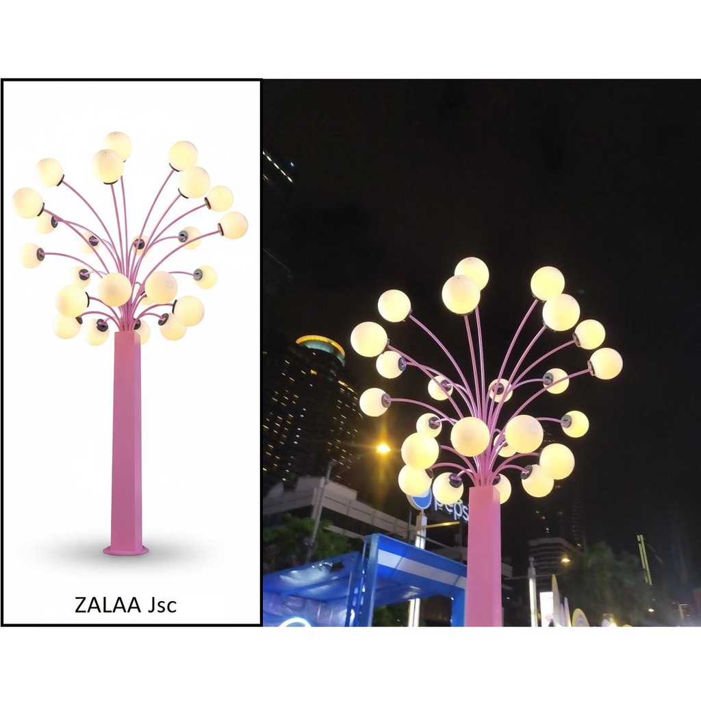 Cột Trang Trí Cảnh Quan Chiếu Sáng Quảng Trường, Trung Tâm Thương Mại Kiểu Mới