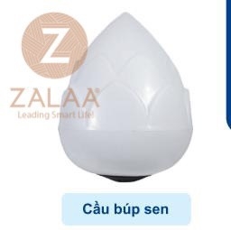 Đèn công viên búp sen ZALAA trắng đục