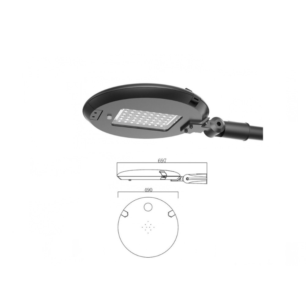 Đèn LED Chiếu Sáng Cảnh Quan Công Viên ZAT-1022C - Phù Hợp Cột Từ 3-6M với Công suất Từ 30W đến 150W