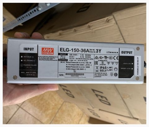 Driver Led, nguồn led Meanwell 150w 48A Power Supply ELG-150-48A Zalaa