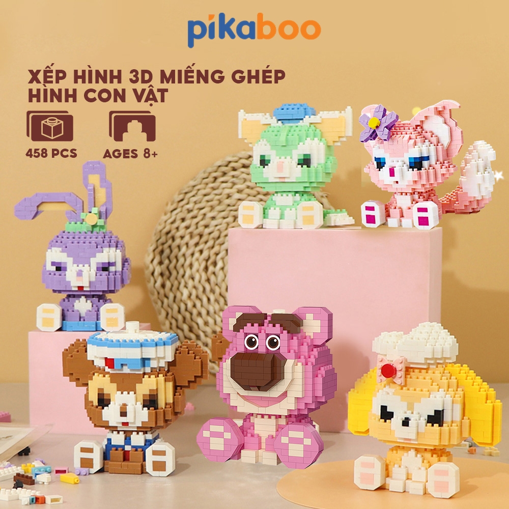 Đồ chơi lắp ráp xếp hình 3D động vật | Pikaboo Kid Toy Mega Mall