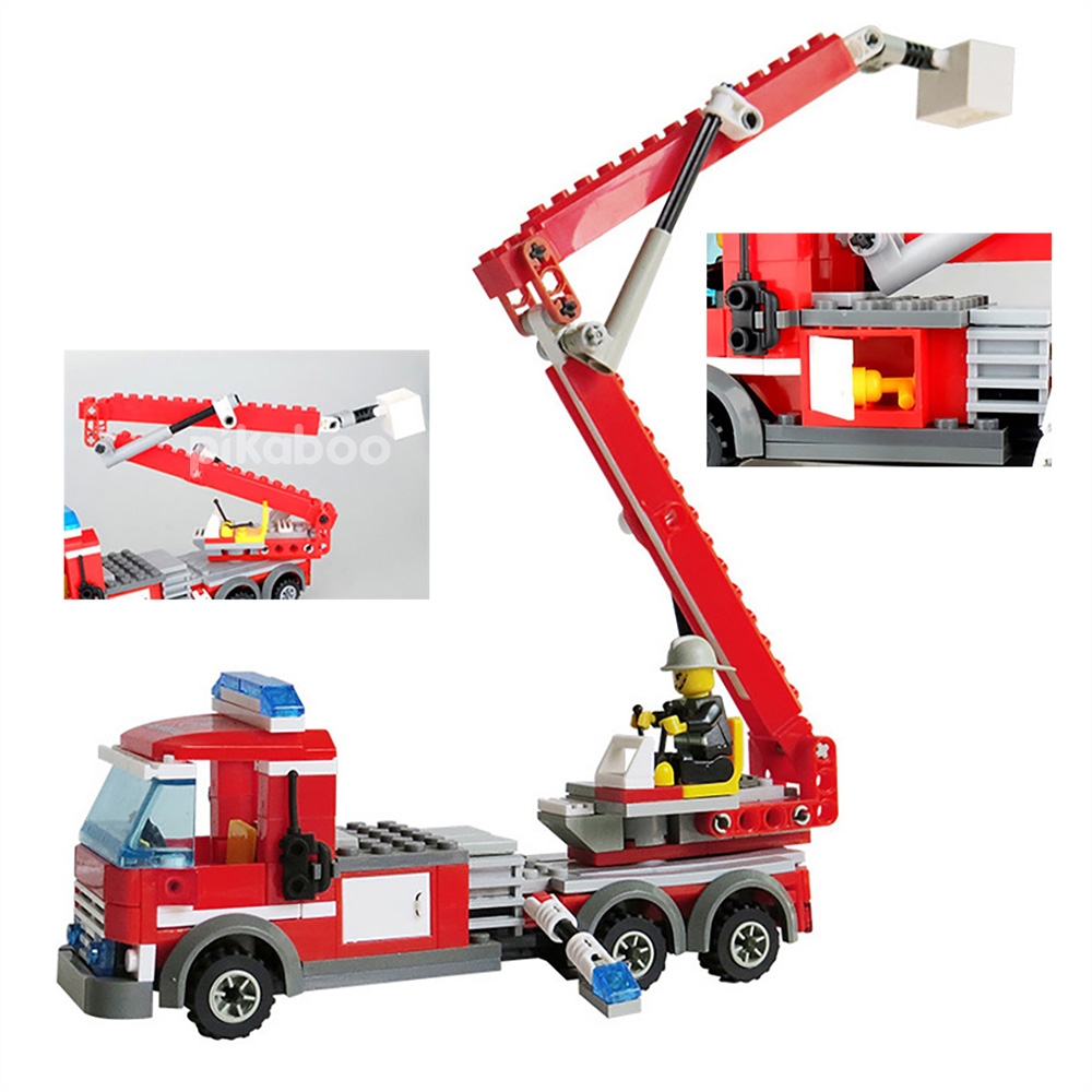 Đồ chơi lắp ráp xếp hình xe cứu hoả | Pikaboo Kid Toy Mega Mall