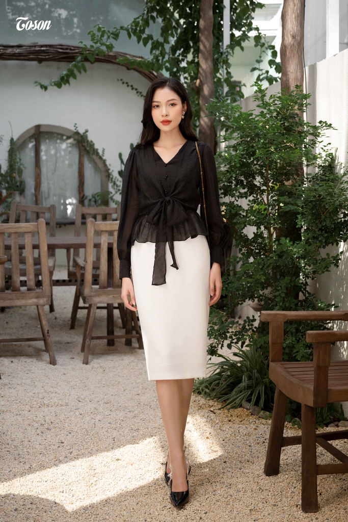 Đầm/Váy sơ mi nhún eo phong cách thanh lịch nhẹ nhàng | Shopee Việt Nam