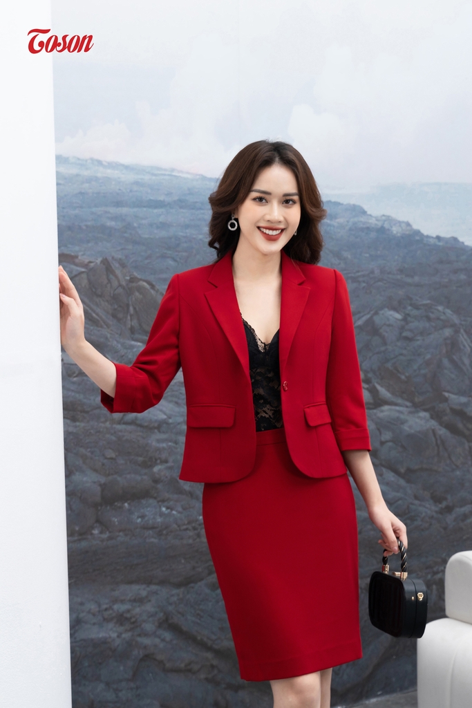 Set Bộ Áo Vest Nữ Công Sở Váy Ngắn- TF109 - Tiên Fashion