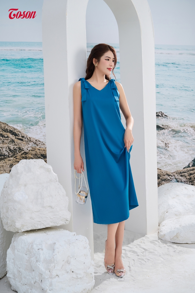 Đầm suông đuôi cá sát nách KK106-23 | Thời trang công sở K&K Fashion