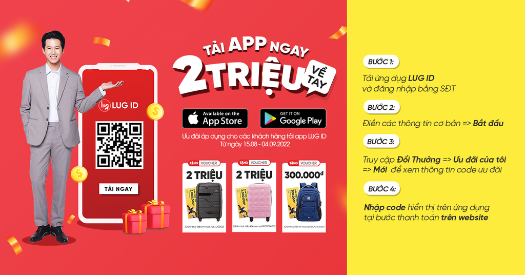 RA MẮT ỨNG DỤNG MUA SẮM LUGID - NHẬN VOUCHER GIẢM NGAY 2 TRIỆU ĐỒNG