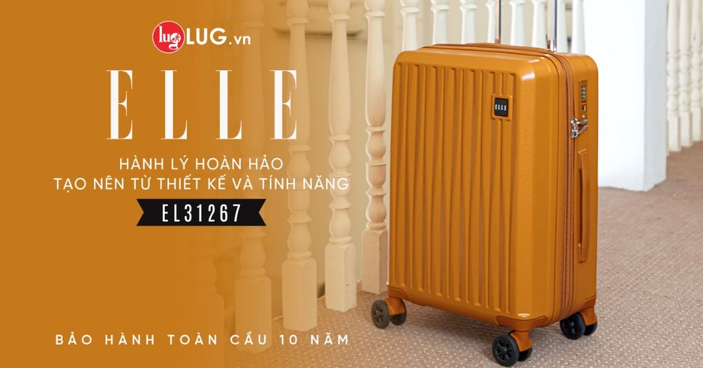 LUG.VN - Đơn vị phân phối hành lý ELLE chính hãng độc quyền