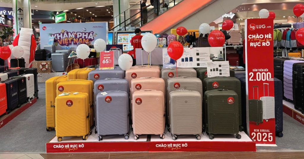 Săn vali giá rẻ - Bật mood vui hè tại AEON mall Hải Phòng