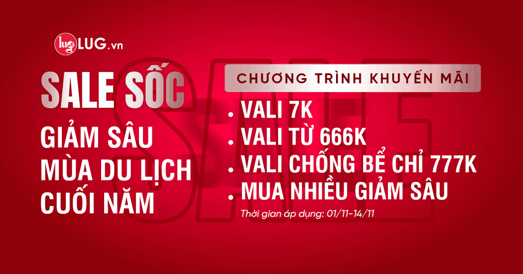 SALE SỐC GIẢM SÂU MÙA DU LỊCH CUỐI NĂM