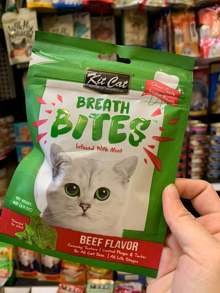 KitCat Treat BreathBites Beef 60g
