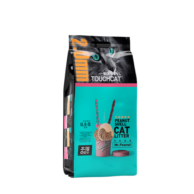 TOUCHCAT Cát Vệ Sinh Vỏ Đậu Phộng Peanut Shell Cat Litter 7L