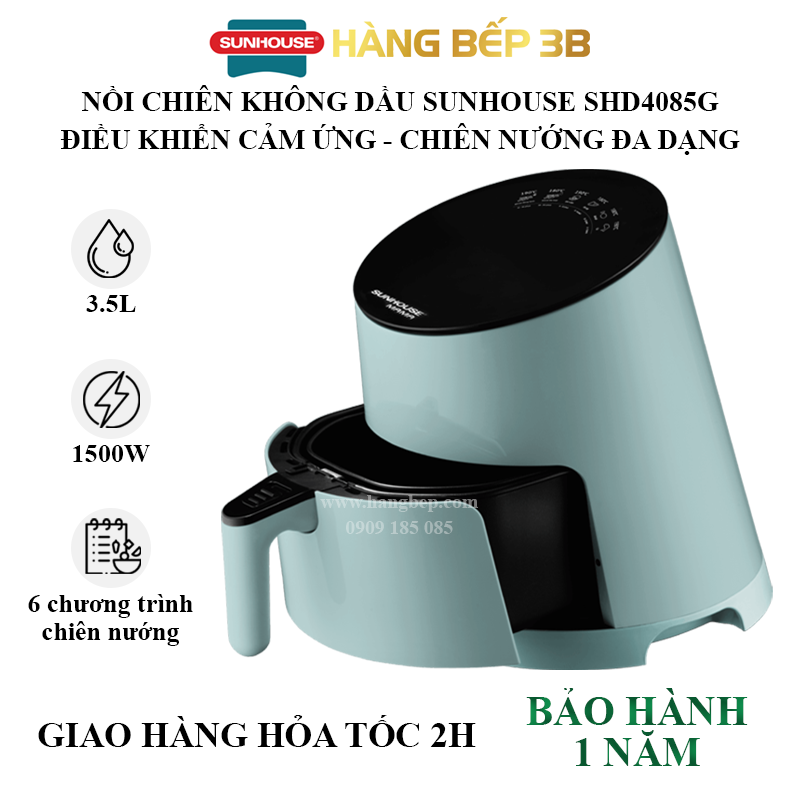 Khám Phá Nồi Chiên Không Dầu Sunhouse - Giải Pháp Nấu Nướng Tiện Lợi