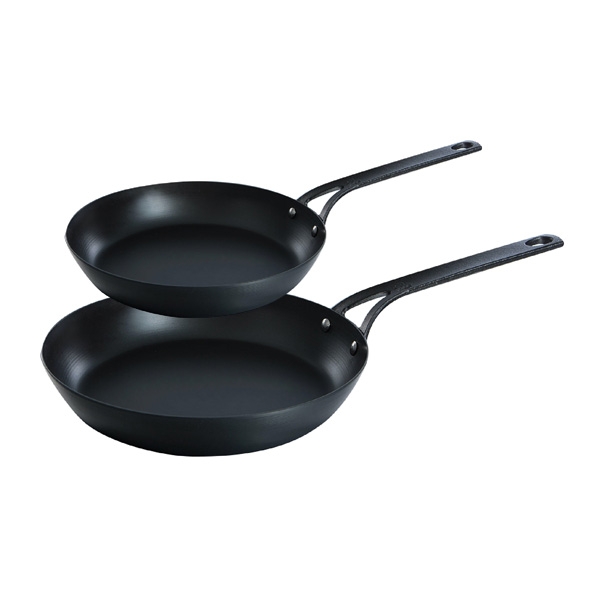 COMBO BK Chảo Thép Carbon 20cm & 26cm