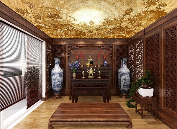 Trần 3d xuyên sáng