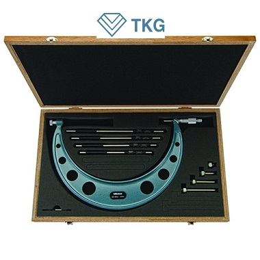 Panme đo ngoài cơ khí Mitutoyo 104-141A (với đầu đo thay đổi, 200-300mm/ 0.01mm)