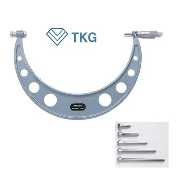 Panme đo ngoài cơ khí Mitutoyo 104-144A (với đầu đo thay đổi, 500-600mm/ 0.01mm)