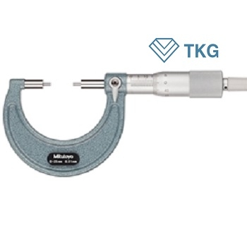 Panme cơ khí đầu nhỏ Mitutoyo 111-215 (0-25mm/ 0.01mm)