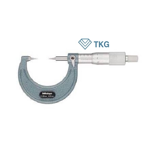 Panme đo ngoài cơ khí đầu nhọn Mitutoyo 112-156 (75-100mm/ 0.01mm)