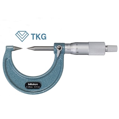 Panme đo ngoài cơ khí đầu nhọn Mitutoyo 112-204 (75-100mm/ 0.01mm)