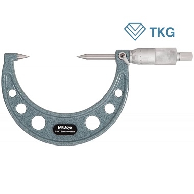 Panme đo ngoài cơ khí đầu nhọn Mitutoyo 112-216 (75-100mm/ 0.01mm)