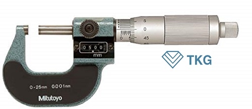 Panme đo ngoài cơ khí Mitutoyo 193-101 (có bộ đếm số, 0-25mm/ 0.01mm)