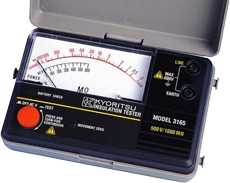 Đồng hồ đo điện trở cách điện KYORITSU 3165 (500V/1000MΩ)