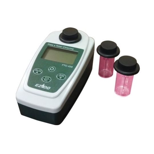 Máy đo Clo tự do và Clo tổng cầm tay EZDO FTC-420 (0〜5.00 ppm)