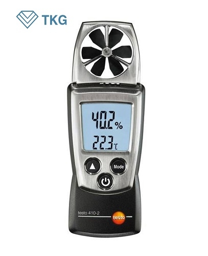 Máy đo tốc độ gió TESTO 410-2, đầu dò dạng cánh quạt (0.4 đến 20 m/s)