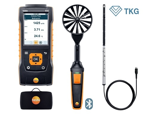 Combo Kits TESTO 440 - Đo lưu lượng không khí 1 (Bluetooth)