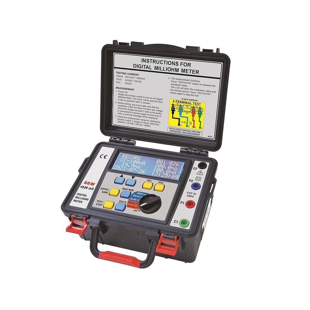 Máy đo điện trở thấp SEW 4538 mO (0~2000Ω)