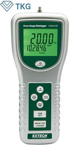 Máy đo lực căng lực nén Extech 475044-SD (20kg, Datalogger)