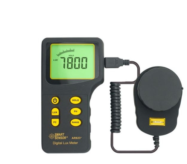 Máy đo cường độ ánh sáng SMARTSENSOR AR823+ (0-100,000 Lux)